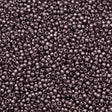 50g Toho Round Seed Bead 11/0 Galvanized Dark Lavender (605)
