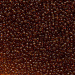 Toho Round Seed Bead 11/0 Transparent Smoky Topaz 2.5-inch Tube (941)