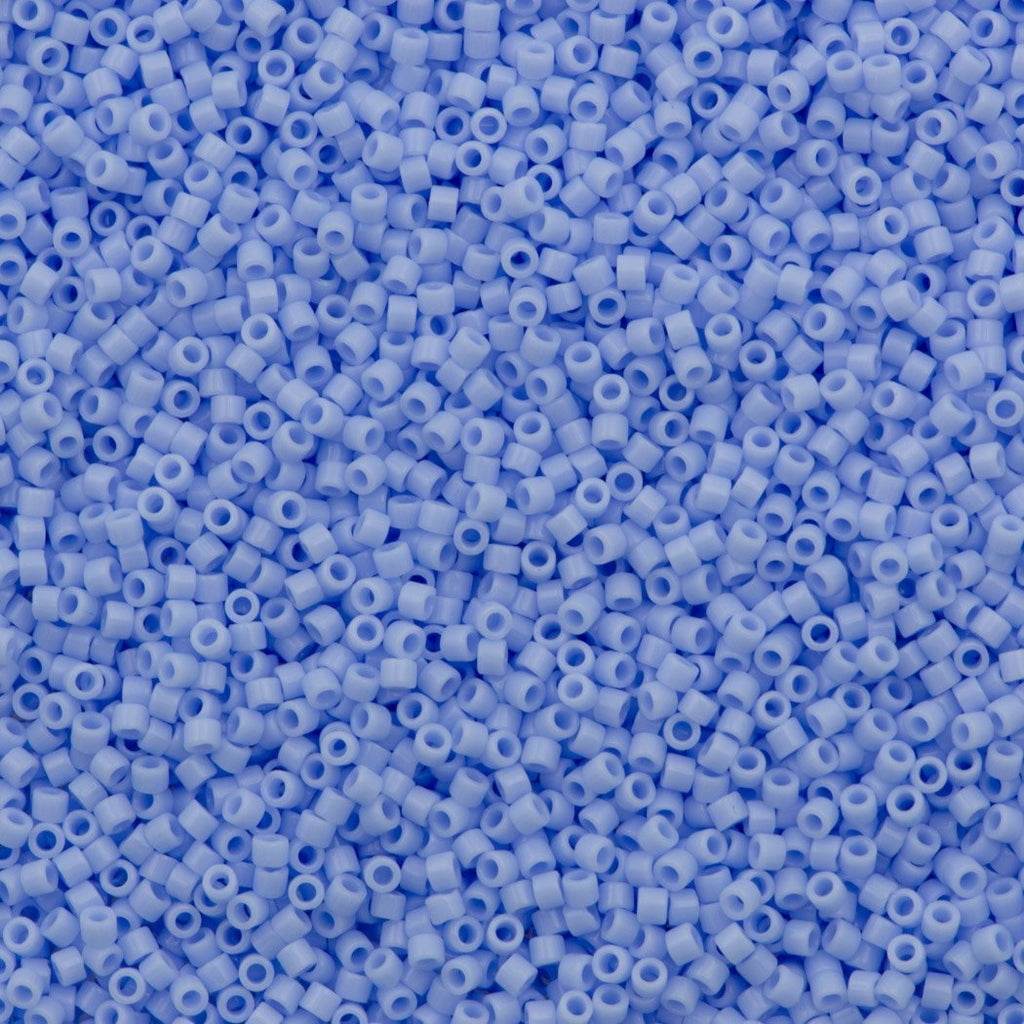 Miyuki Delica Seed Bead 11/0 Opaque Blue Agate 2-inch Tube DB1137
