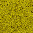 Miyuki Delica Seed Bead 11/0 Matte Opaque Glazed Citron 2-inch Tube DB2283