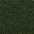 Miyuki Delica Seed Bead 11/0 Matte Opaque Glazed Avocado 2-inch Tube DB2291