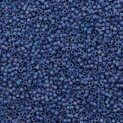 25g Miyuki Delica Seed Bead 11/0 Matte Opaque Glazed Bayberry AB DB2317