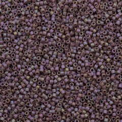 25g Miyuki Delica Seed Bead 11/0 Matte Opaque Glazed Dark Beige AB DB2321