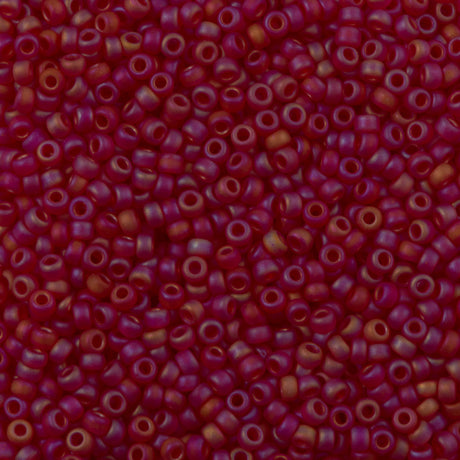 8-141FR, Miyuki 22g Matte Transparent Ruby AB