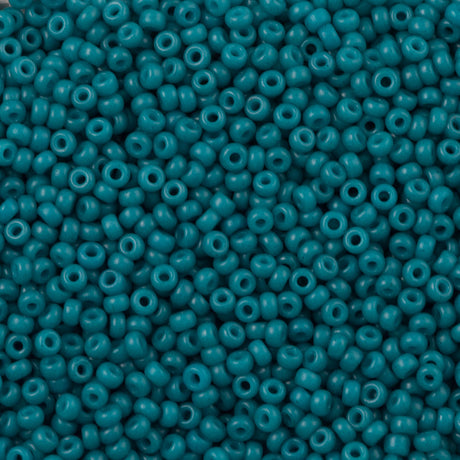 Miyuki Round Seed Bead 11/0 Opaque Matte Dark Teal Blue (2051)