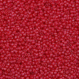 Toho Round Seed Bead 11/0 Opaque Luster Raspberry 2.5-inch Tube (125)