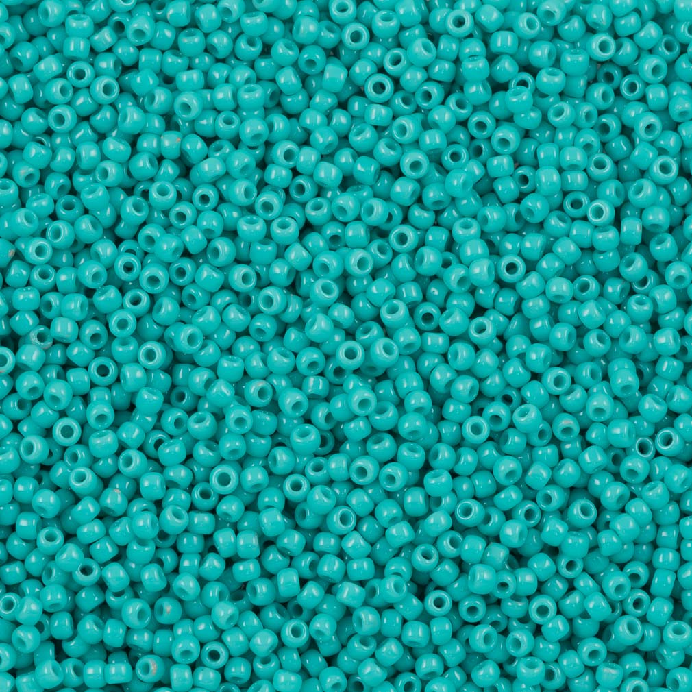 50g Toho Round Seed Bead 11/0 Opaque Turquoise (55)
