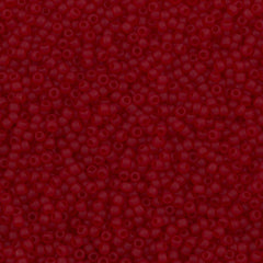 Toho Round Seed Bead 11/0 Transparent Matte Garnet 2.5-inch Tube (5CF)
