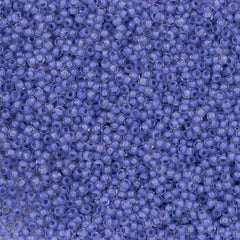 Toho Round Seed Bead 11/0 Inside Color Lined Neon Purple 2.5-inch Tube (977)
