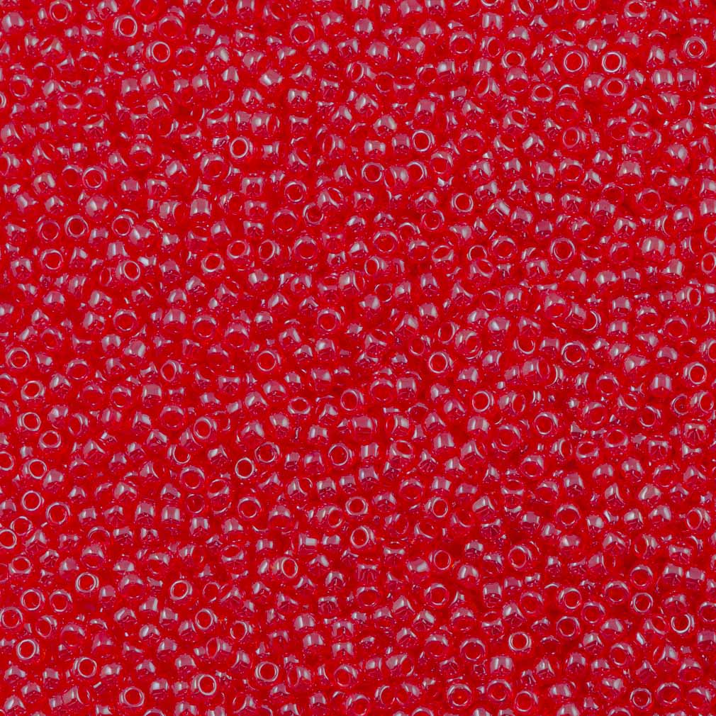 50g Toho Round Seed Bead 11/0 Inside Color Lined Tropical Sunset Luster (109)