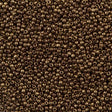 50g Toho Round Seed Beads 11/0 Gilded Marble Brown (1705)