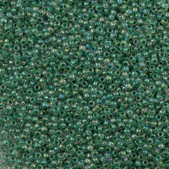 Toho Round Seed Bead 11/0 Inside Color Lined Shamrock 2.5-inch Tube (699)
