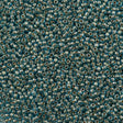 Toho Round Seed Bead 11/0 Inside Color Lined Gold Aqua (990)