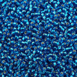 Miyuki Round Seed Bead 15/0 Silver Lined Capri Blue 2-inch Tube (25)