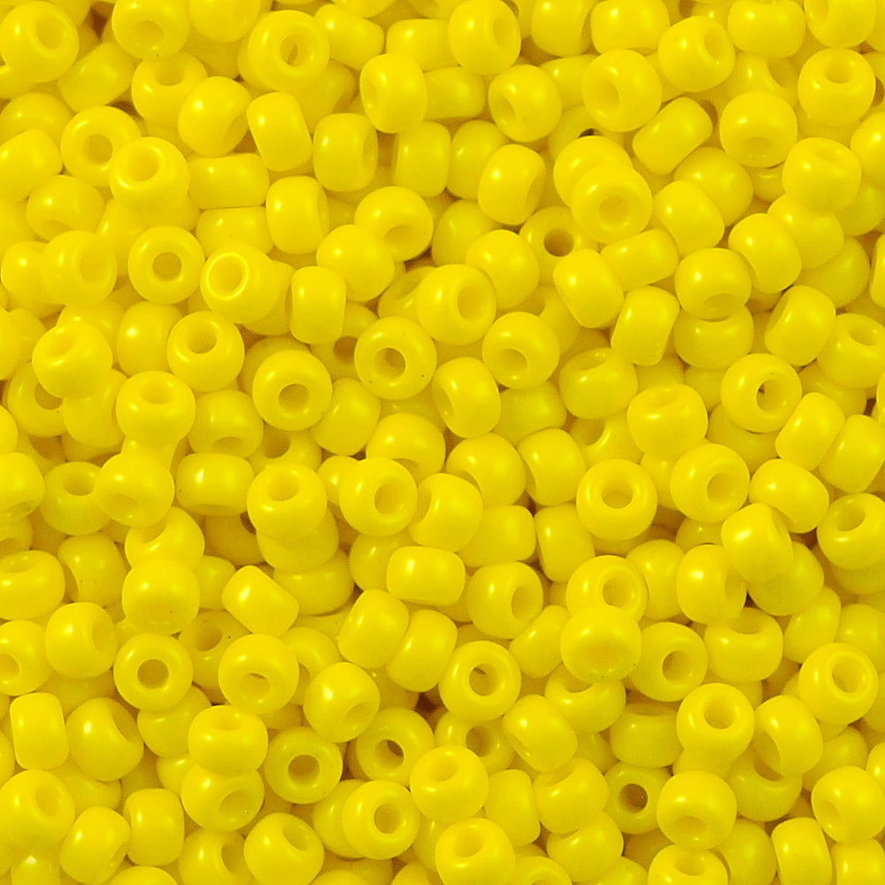Miyuki Round Seed Bead 11/0 Opaque Yellow (404)