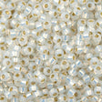 Miyuki Round Seed Bead 8/0 Gilt Lined Opal 22g Tube (551)