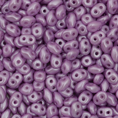 Super Duo 2x5mm Two Hole Beads Pastel Light Rose 22g Tube (25011)