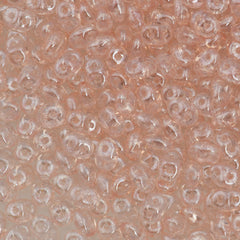 Super Duo 2x5mm Two Hole Beads Rosaline White Luster 15g (70120WL)