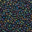 Miyuki Drop Fringe Seed Bead Matte Black AB 10g (401FR)