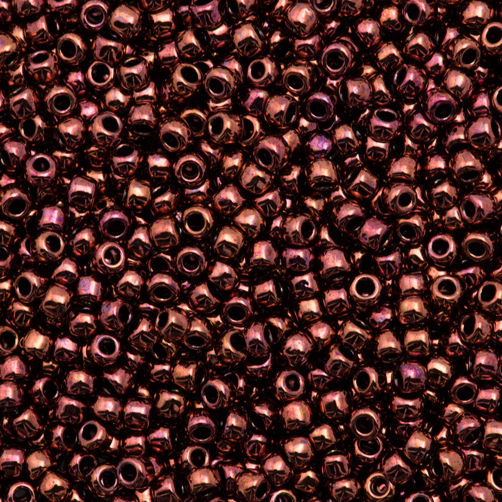 Toho Round Seed Bead 8/0 Copper 5.5-inch tube (222)