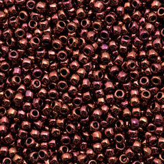 50g Toho Round Seed Beads 11/0 Copper (222)