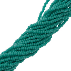 Czech Charlotte Seed Bead Turquoise 1/2 Hank 13/0 (63130)