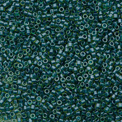 Miyuki Delica Seed Bead 11/0 Green Inside Dyed Color Teal 5g DB919