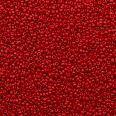 Miyuki Round Seed Bead 11/0 Opaque Dark Red 22g Tube (408)