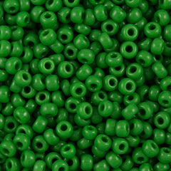 Miyuki Round Seed Bead 11/0 Opaque Jade Green 22g Tube (411)