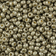50g Miyuki Round Seed Bead 11/0 Duracoat Galvanized Light Pewter (4221)