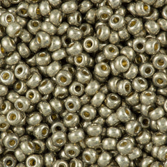 Miyuki Round Seed Bead 11/0 Duracoat Galvanized Light Pewter 22g Tube (4221)