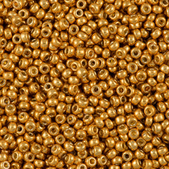 Miyuki Round Seed Bead 8/0 Duracoat Galvanized Yellow Gold 22g Tube (4203)