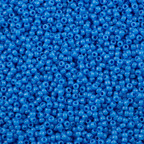 Toho Round Seed Bead 11/0 Opaque Cornflower 2.5-inch Tube (43D)