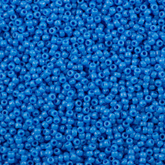 Toho Round Seed Bead 8/0 Opaque Cornflower 5.5-inch tube (43D)