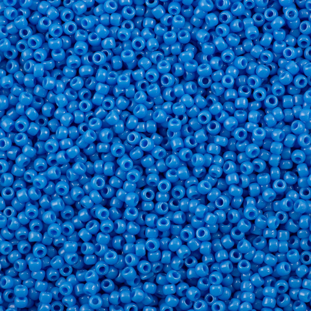 50g toho Round Seed Bead 8/0 Opaque Cornflower (43D)