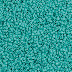 Miyuki Delica Seed Bead 11/0 Opaque Light Turquoise 2-inch Tube DB1136