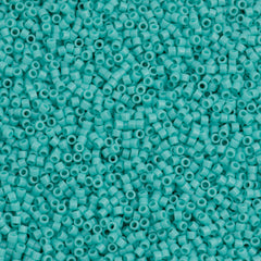 Miyuki Delica Seed Bead 11/0 Opaque Light Turquoise 2-inch Tube DB1136