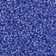 50g Miyuki Round Seed Bead 11/0 Silver Lined Dyed Lilac (649)