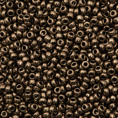 Miyuki Round Seed Bead 8/0 Metallic Chocolate 25g (461)