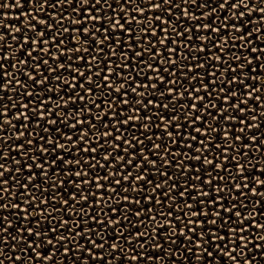 Miyuki Round Seed Bead 15/0 Metallic Chocolate 2-inch Tube (461)