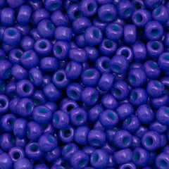 Miyuki Round Seed Bead 6/0 Opaque Dyed Purple 20g Tube (1477)