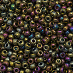 Miyuki Round Seed Bead 8/0 Metallic Purple Gold Iris 30g (188)