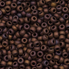 Miyuki Round Seed Bead 6/0 Matte Metallic Copper 20g Tube (2005)