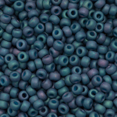 Miyuki Round Seed Bead 8/0 Opaque Matte Blue Lilac 22g Tube (2030)