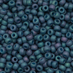 Miyuki Round Seed Bead 6/0 Opaque Matte Blue Lilac 20g Tube (2030)