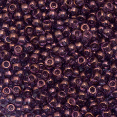 Miyuki Round Seed Bead 6/0 Lilac Gold Luster 20g Tube (312)