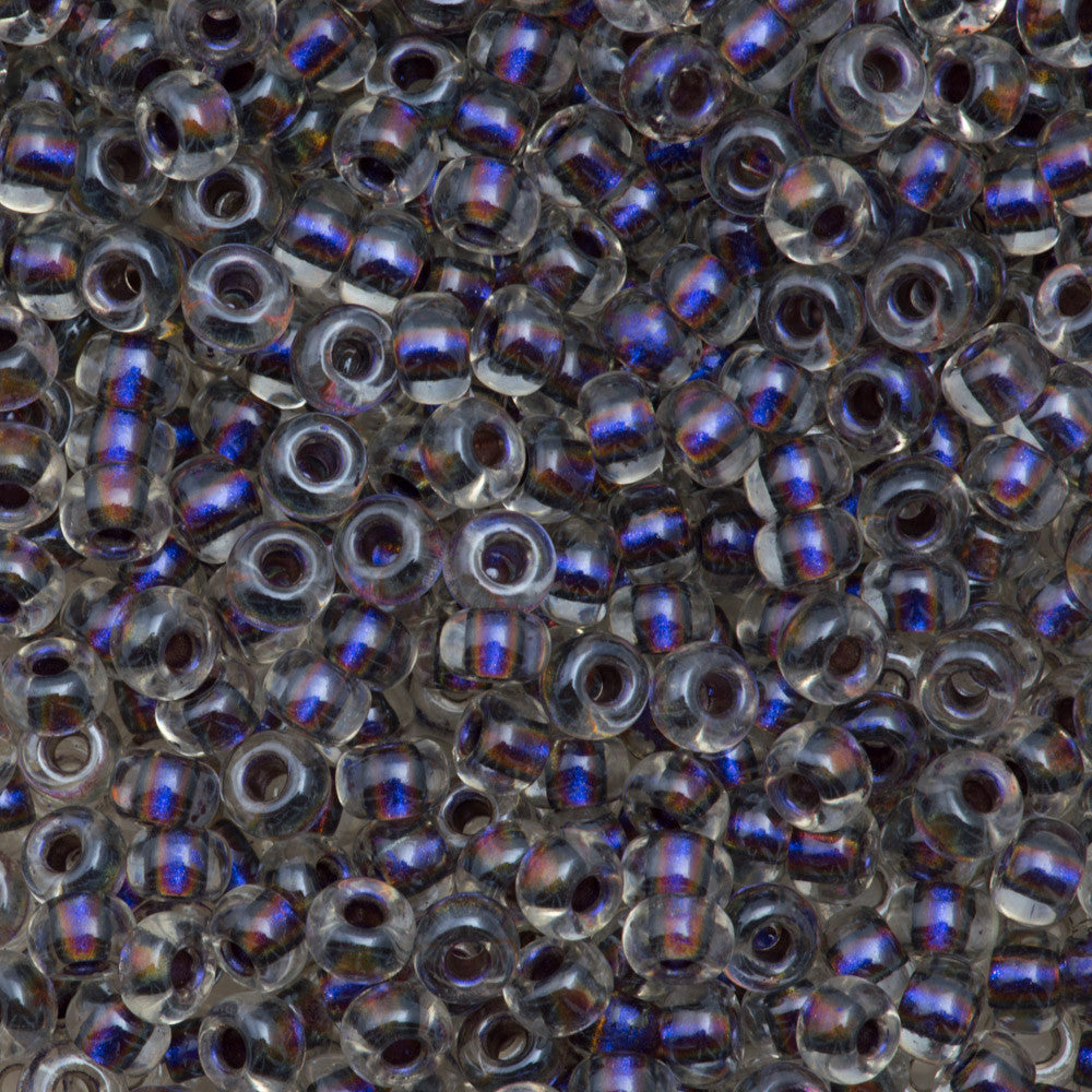 みゆきっち　ベージュ Miyuki Round Seed Bead 6/0 Magic Violet Lined Crystal 20g Tube