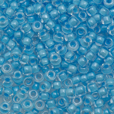 Miyuki Round Seed Bead 8/0 Luminous Ocean Blue 22g Tube (4300)