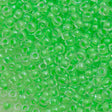 Miyuki Round Seed Bead 8/0 Inside Color Lined Light Green 22g Tube (1120)