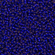 Miyuki Round Seed Bead 11/0 Dyed Silver Lined Dark Cobalt 22g Tube (1427)